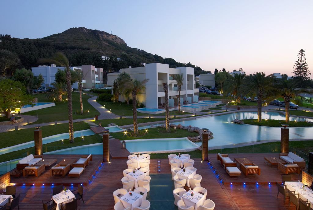 Rodos Palace Hotel Ixia  Exterior photo The resort at night